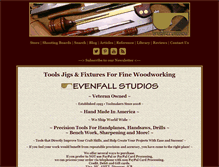 Tablet Screenshot of evenfallstudios.com